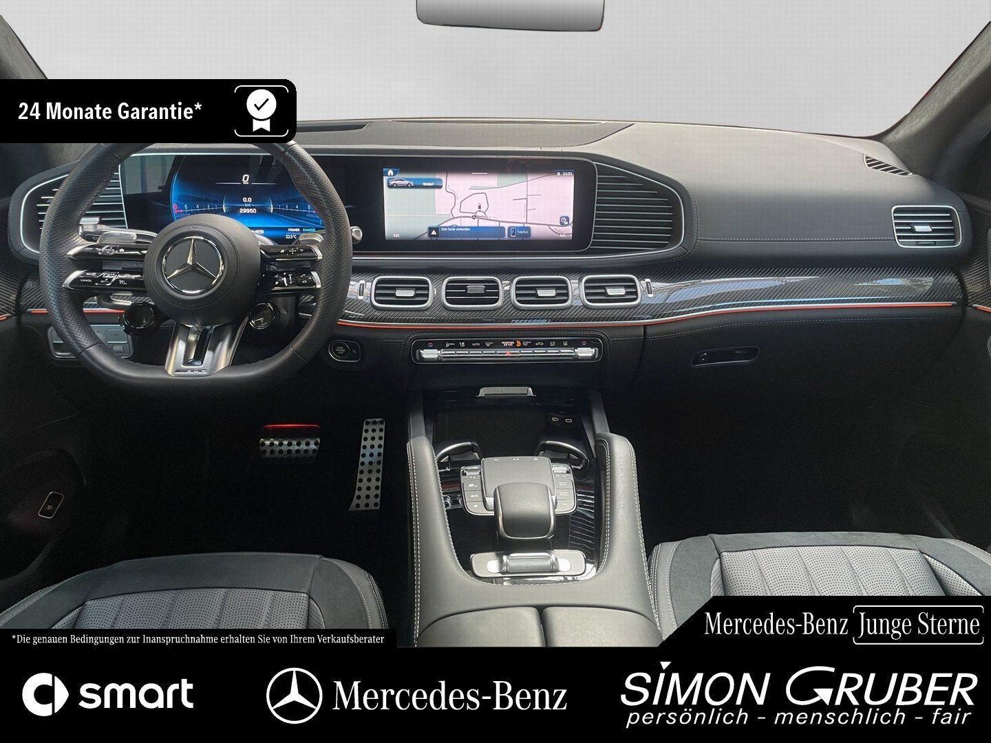 Fahrzeugabbildung Mercedes-Benz GLE 63 S Coupé AMG ActiveRide HUD Night Standhzg