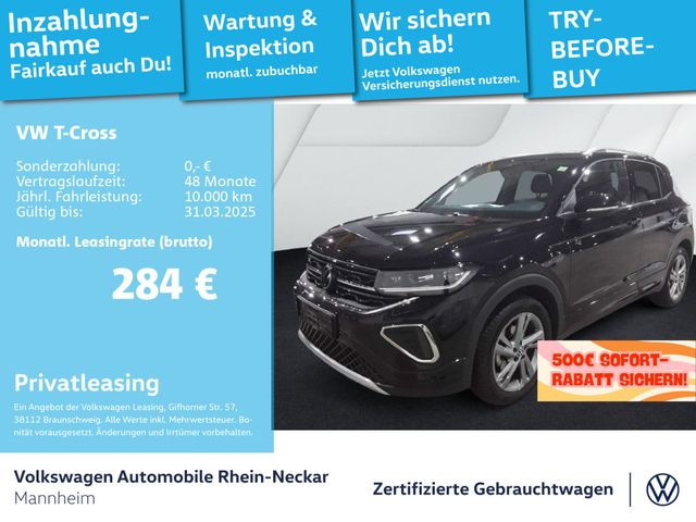 Volkswagen T-Cross 1.5 TSI R-Line AHK Navi Kamera DSG LED-M