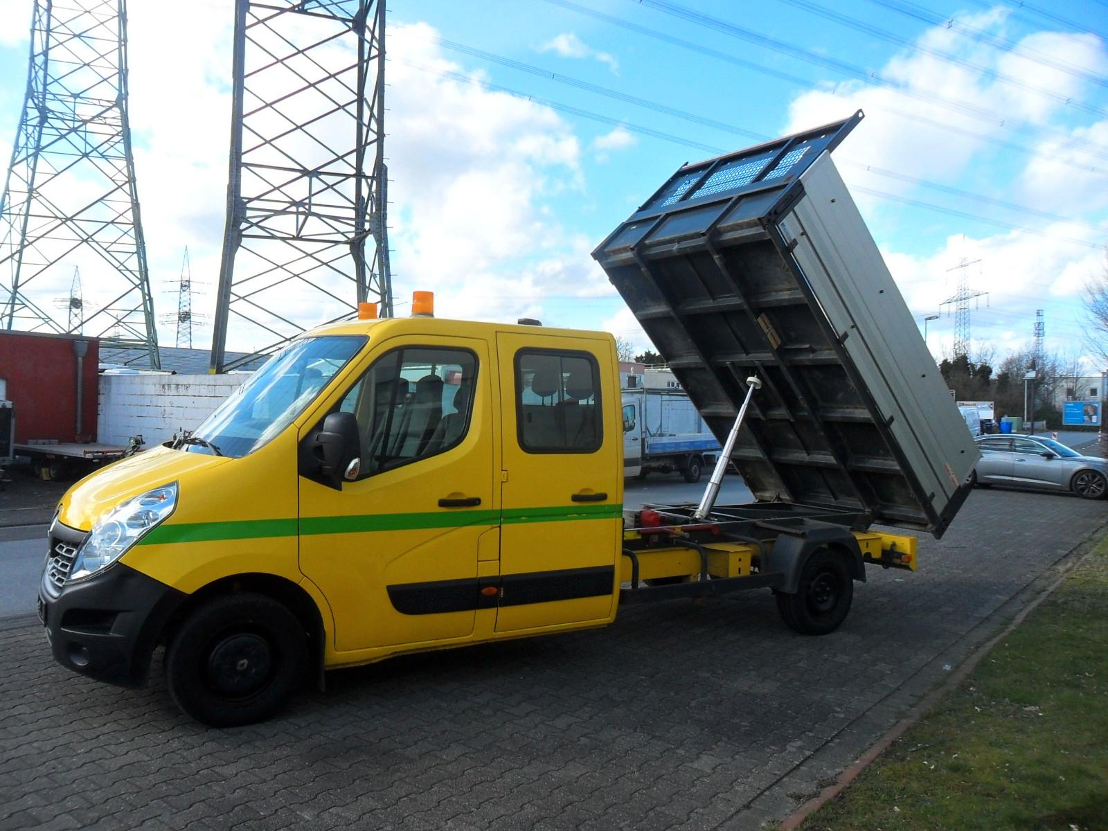 Renault Master III DoKa Kipper L3H1 3,5t*Klima*7Sitzer