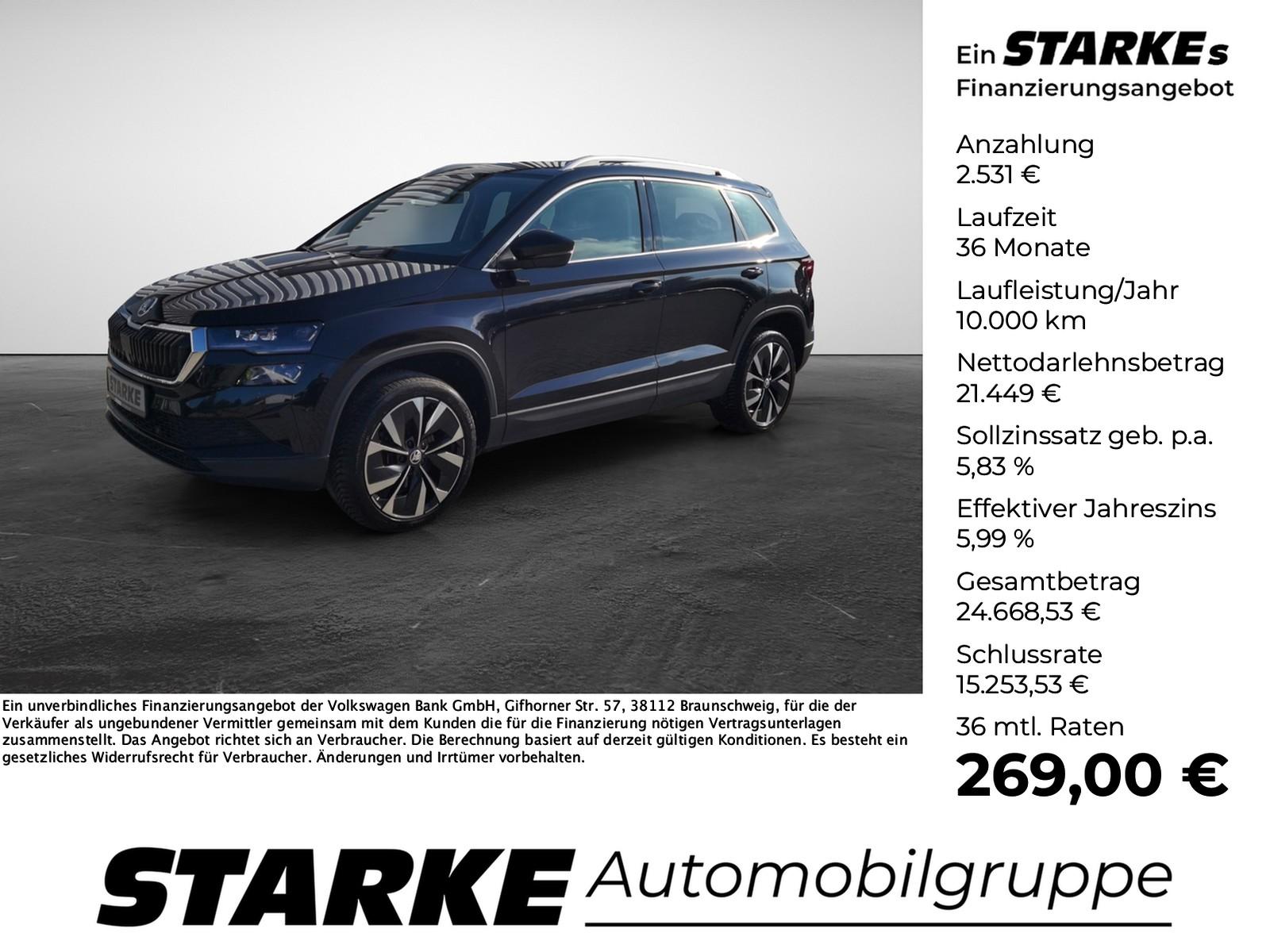Skoda Karoq 1.5 TSI 150 PS Style  AHK Navi LED Kamera 