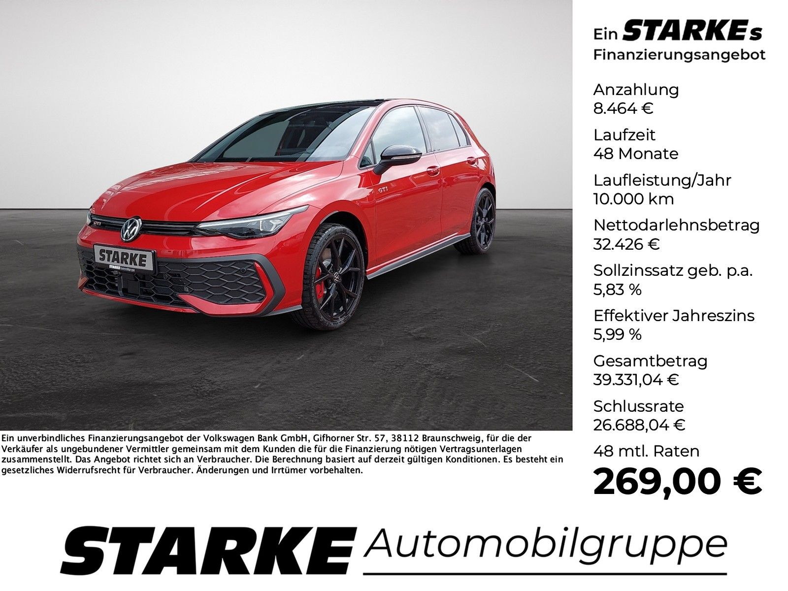 Volkswagen Golf GTI 2.0 TSI DSG  HeadUp Panodach AHK Navi L