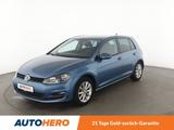 Volkswagen Golf VII 1.4 TSI Lounge BMT Aut.*NAVI*TEMPO*PDC* - mit Benzin-Antrieb: Blau, Berganfahrassistent, Limousine