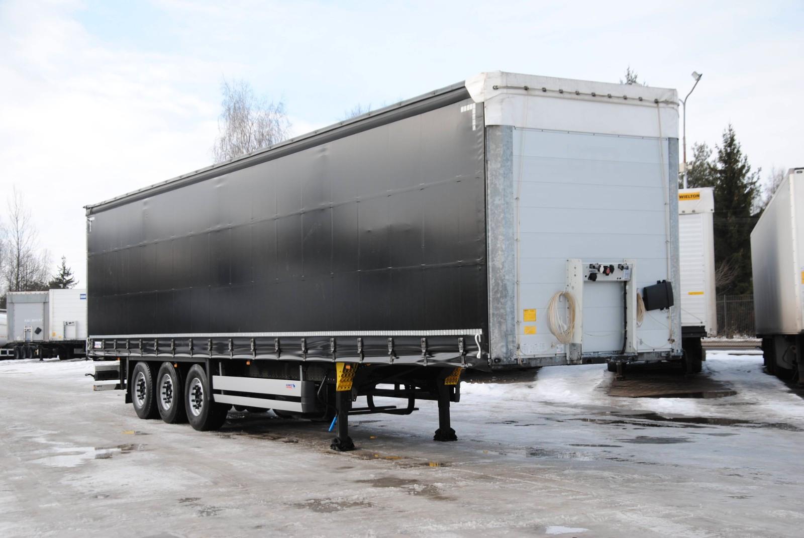 Schmitz Cargobull SCS, new tarpaulin, lifting axle