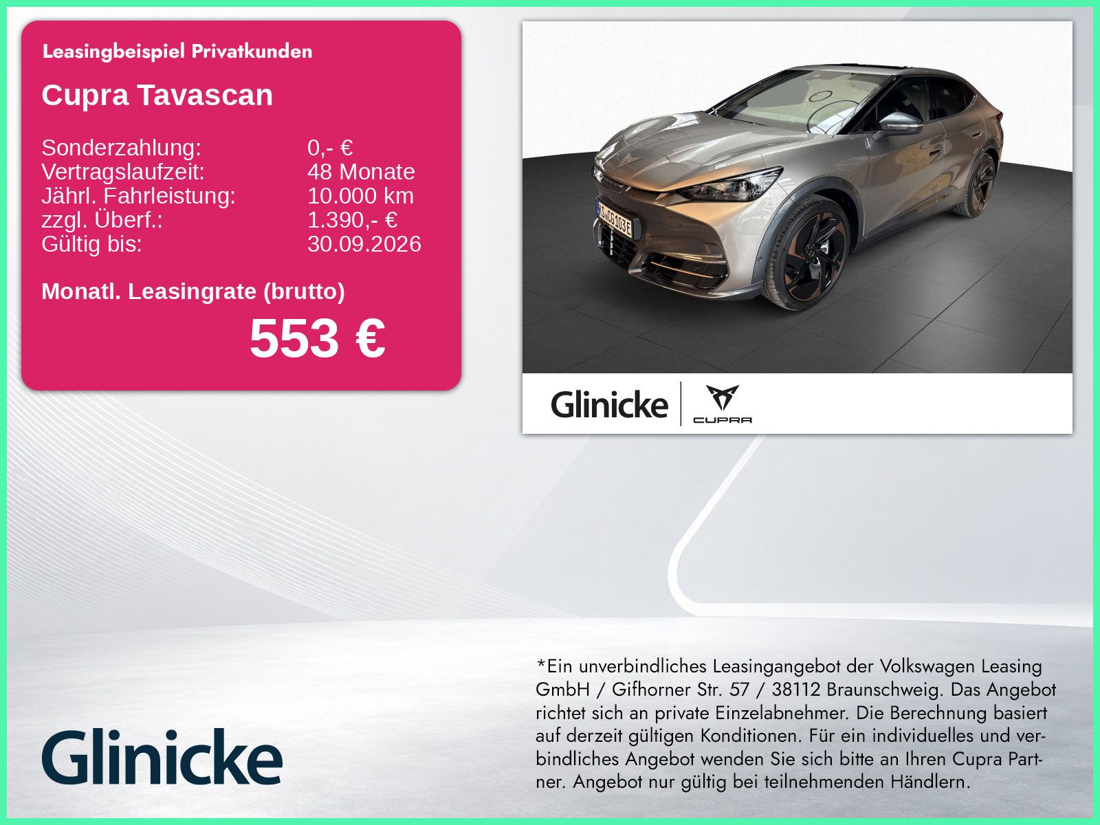 Cupra Tavascan VZ 4Drive 250 kW 77 kWh Adrenaline Pack