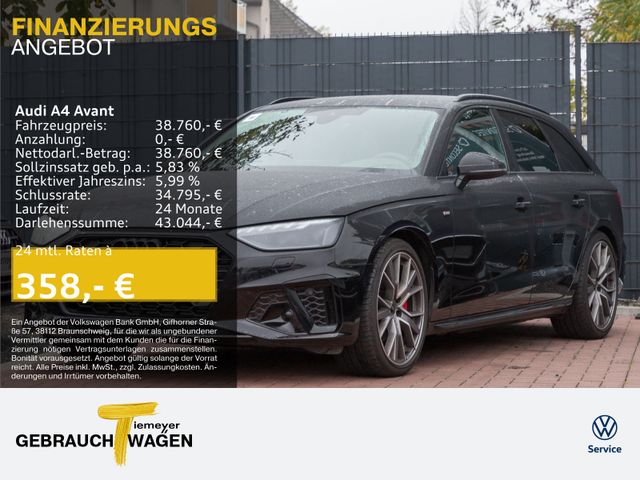 Audi A4 Avant 40 TFSI Q 2 x S LINE LM19 KAMERA NAVI+