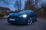 Audi A5 2.0 TFSI quattro Sportback S-line SERVICE NEU - Audi A5: Blau, Limousine