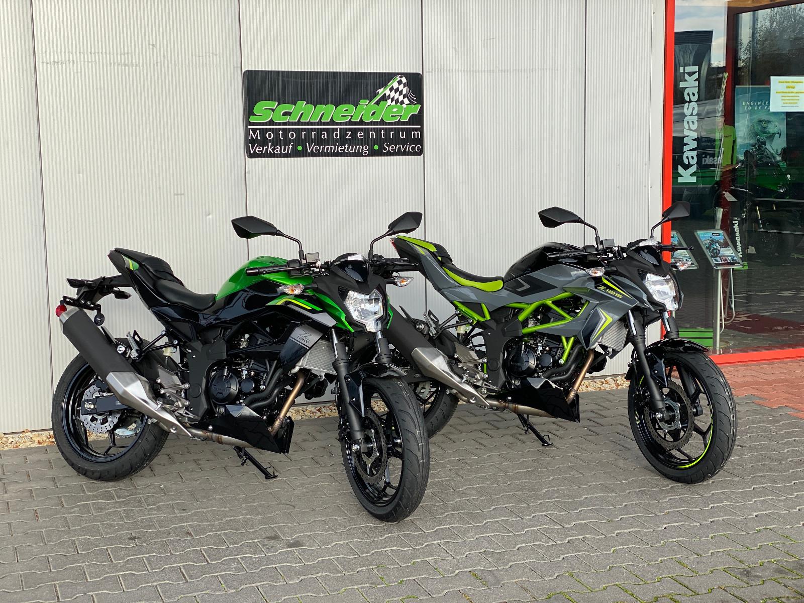 Kawasaki Z 125 ABS  Grau oder Grün inkl. Starterbonus