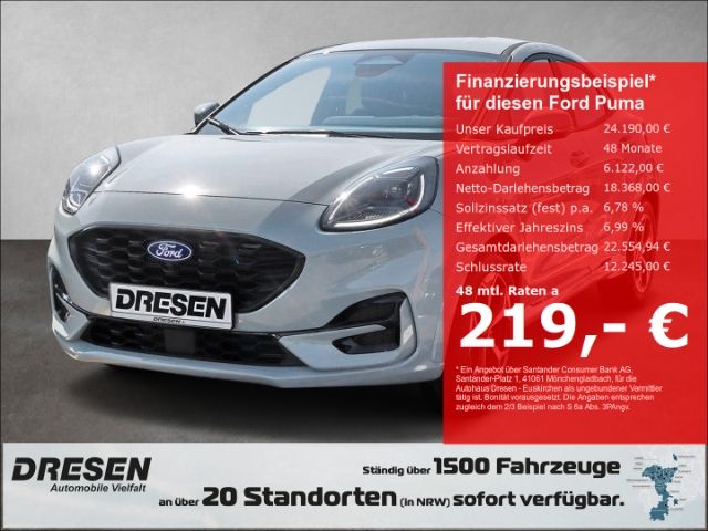 Ford Puma ST-Line 1.0 LED-Licht/Navi/Rückfahrkamera/K