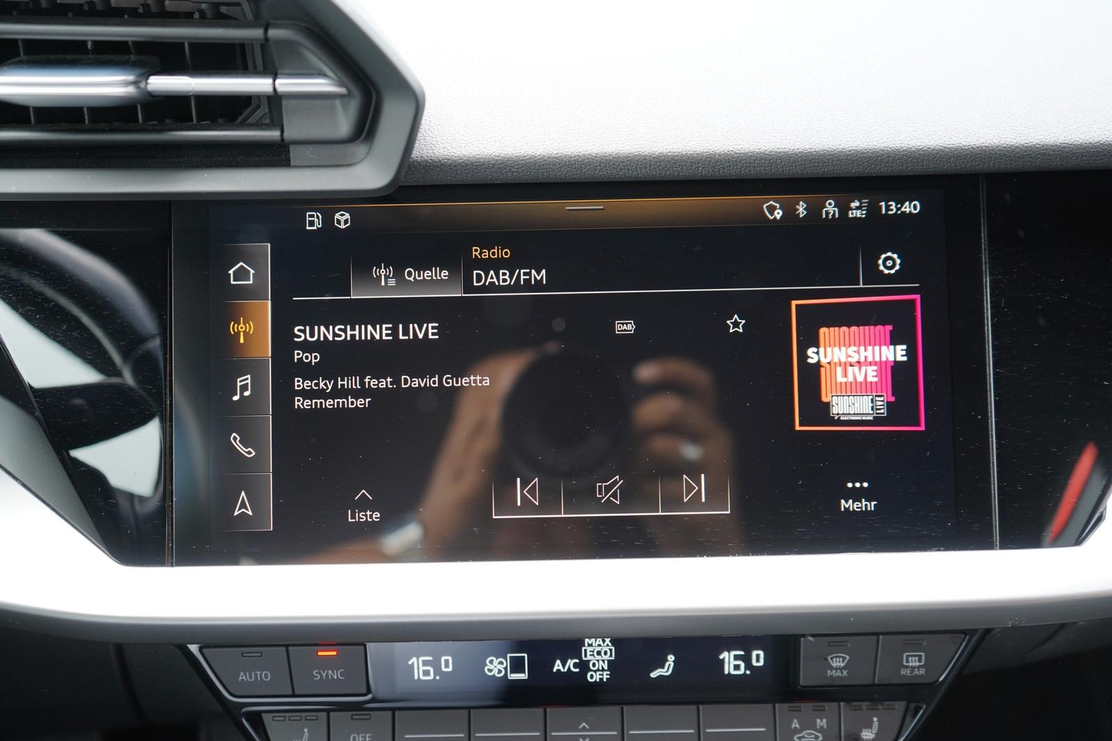 Audi A3 30 TFSI advanced LED Navi ACC DAB Klimaaut., миниатюра 13