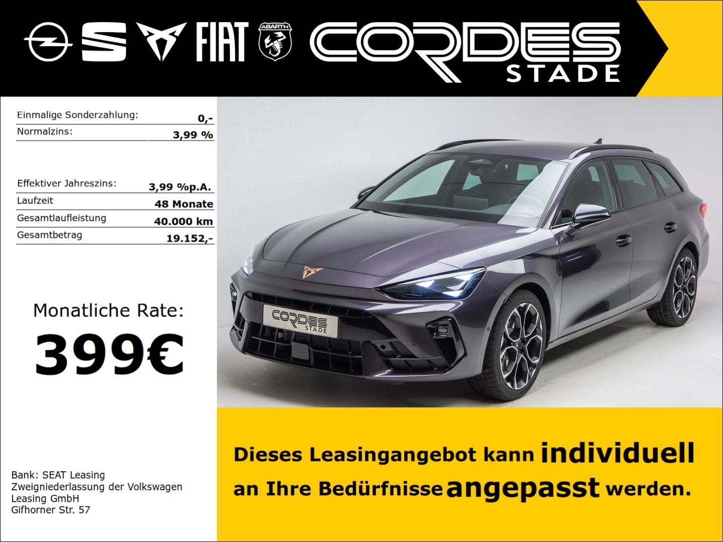 Cupra Leon ST 2.0 TSI 4Drive Automatik ACC Kamera AHK 