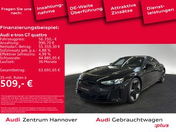 Audi Leasingangebot: Audi e-tron GT quattro Matrix B&O Pano Luft Kamera