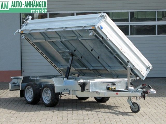 Humbaur HTK ALU3500.37 Parabelfederung 3-Seiten-Kipper 3