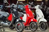 Vespa Sprint 50 in rot, schwarz und weiß