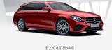 Mercedes-Benz E 220 d T Automatik mit Topausstattung - Mercedes-Benz E 220: Rot