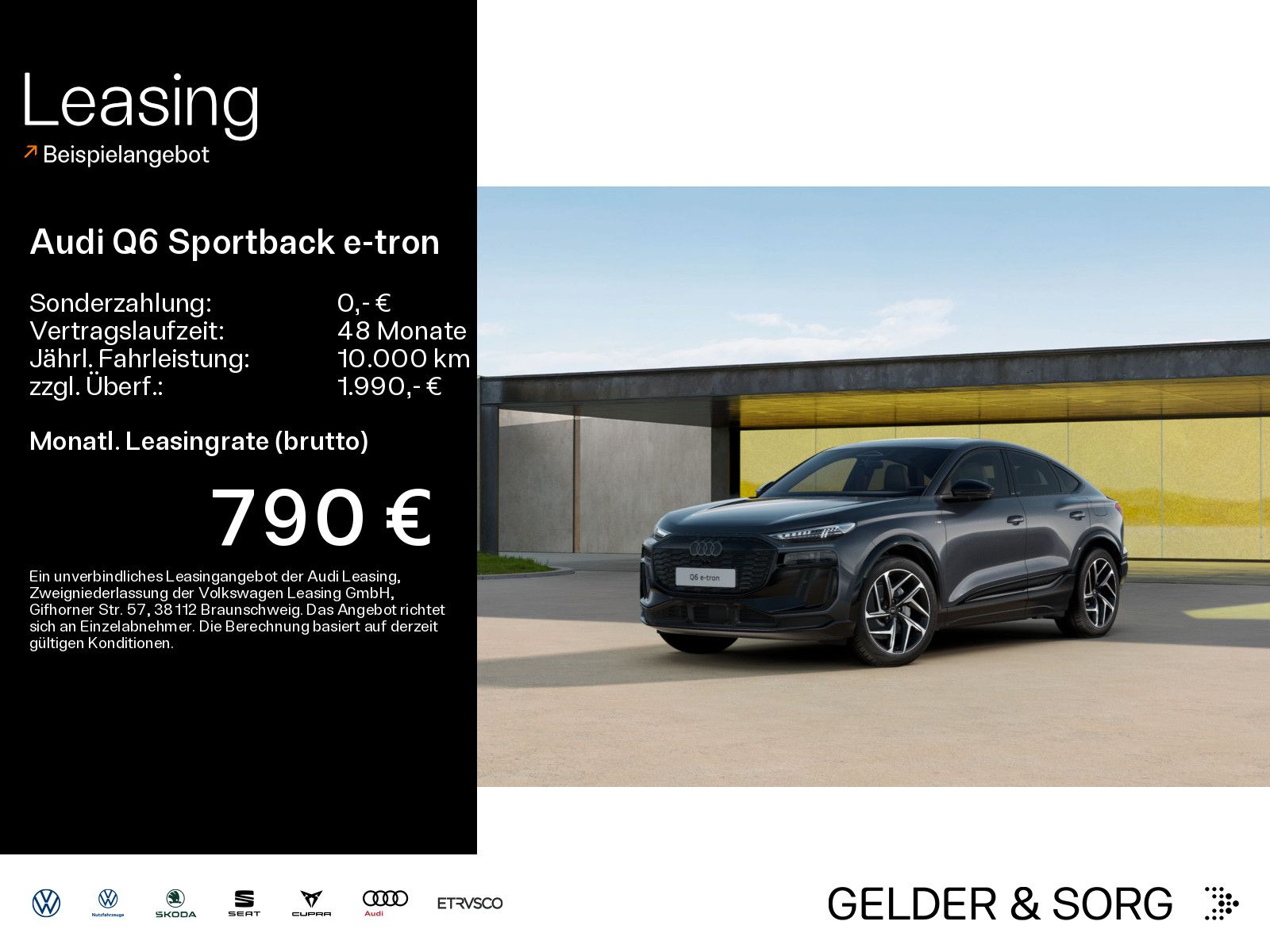 Audi Q6 Sportback e-tron qu. s-line *AHK*Air*Pano*B&O