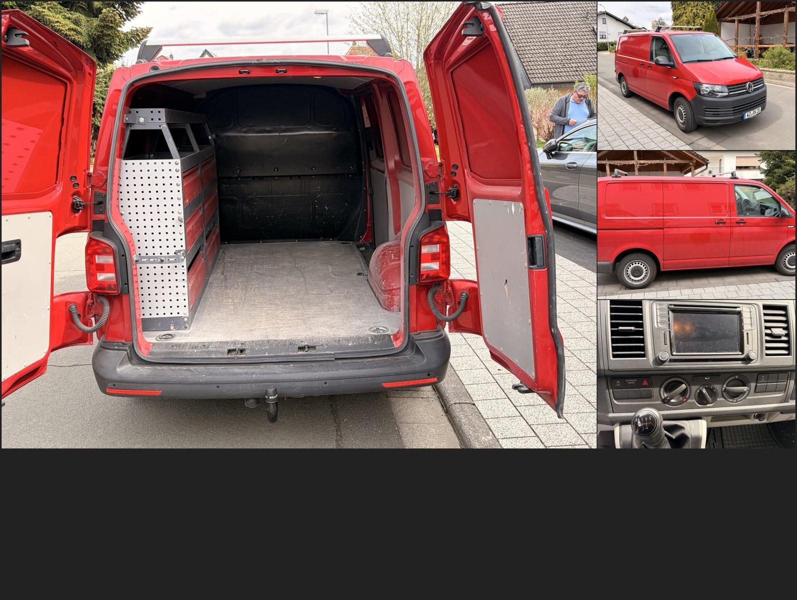 Volkswagen T6 Transporter  1.Hd. AHK, Regalsystem,Eco Profi