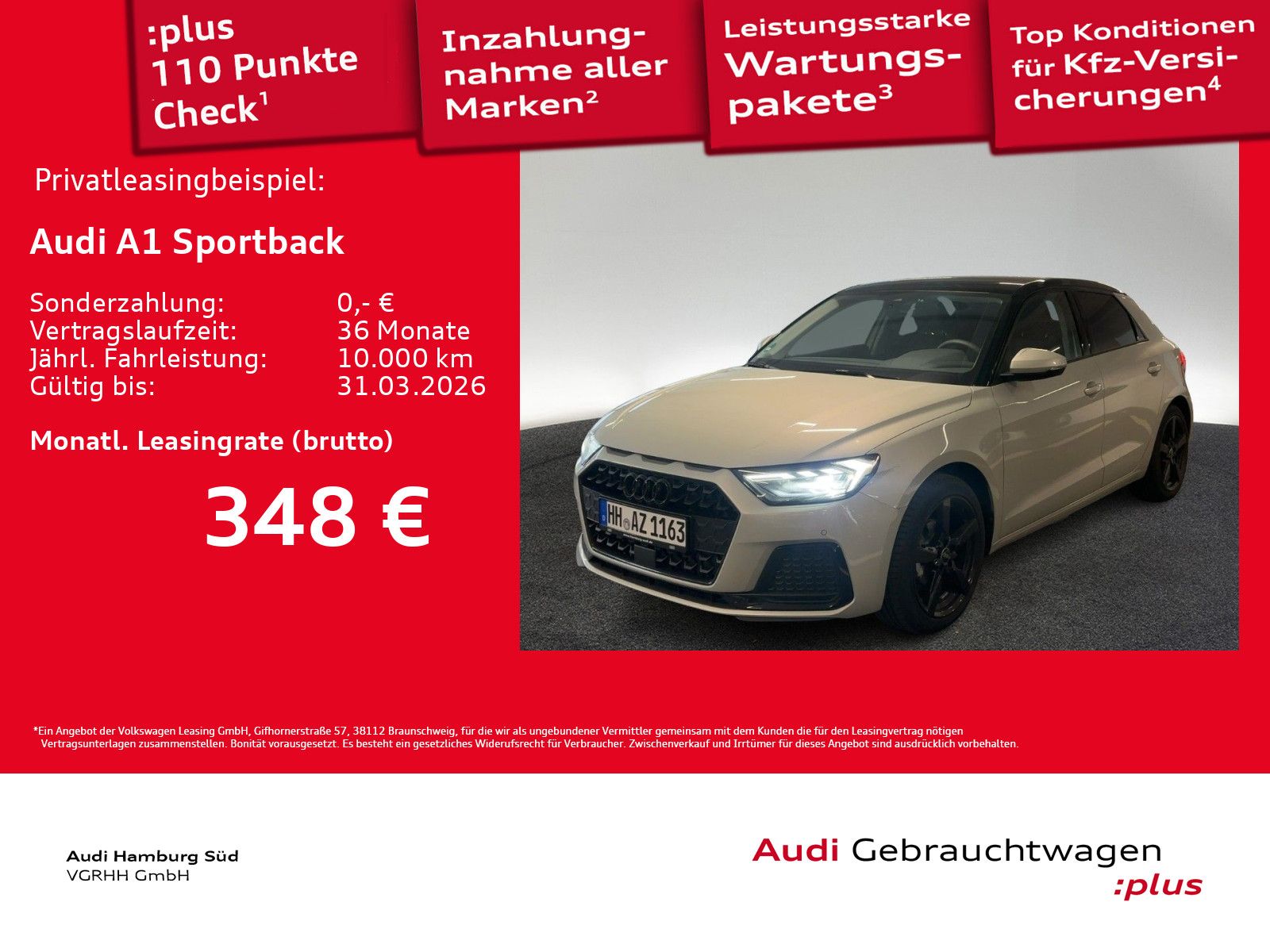 Audi A1 Sportback 25 TFSI advanced S tronic LED/LM17