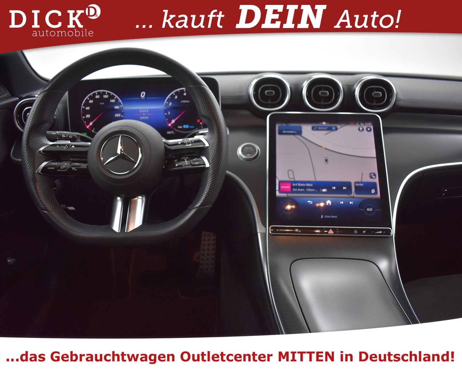 MERCEDES-BENZ C200 T AMG Line NIGHT+WIDES+MEMO+360+AHK+ACC+19" - Image 15