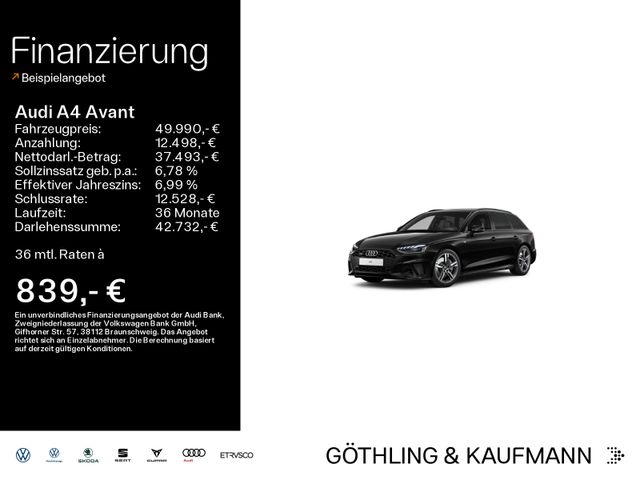 Audi A4 Avant 45 TFSI qu 2x S line S tro*Pano*LED*Vir