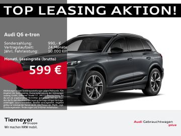 Audi Leasingangebot: Audi Q6 e-tron Q 2x S LINE PANO LEDER HuD BuO