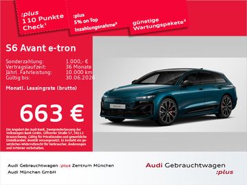 Audi Leasingangebot: Audi S6 Avant e-tron qu. Pano/Matrix/B&O/Navi+/Privac