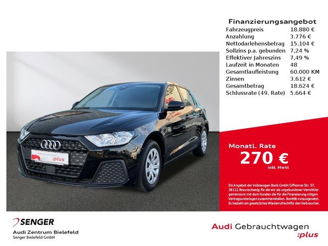 Audi A1 Sportback 25 TFSI MMI Audi connect Sitzhzg.