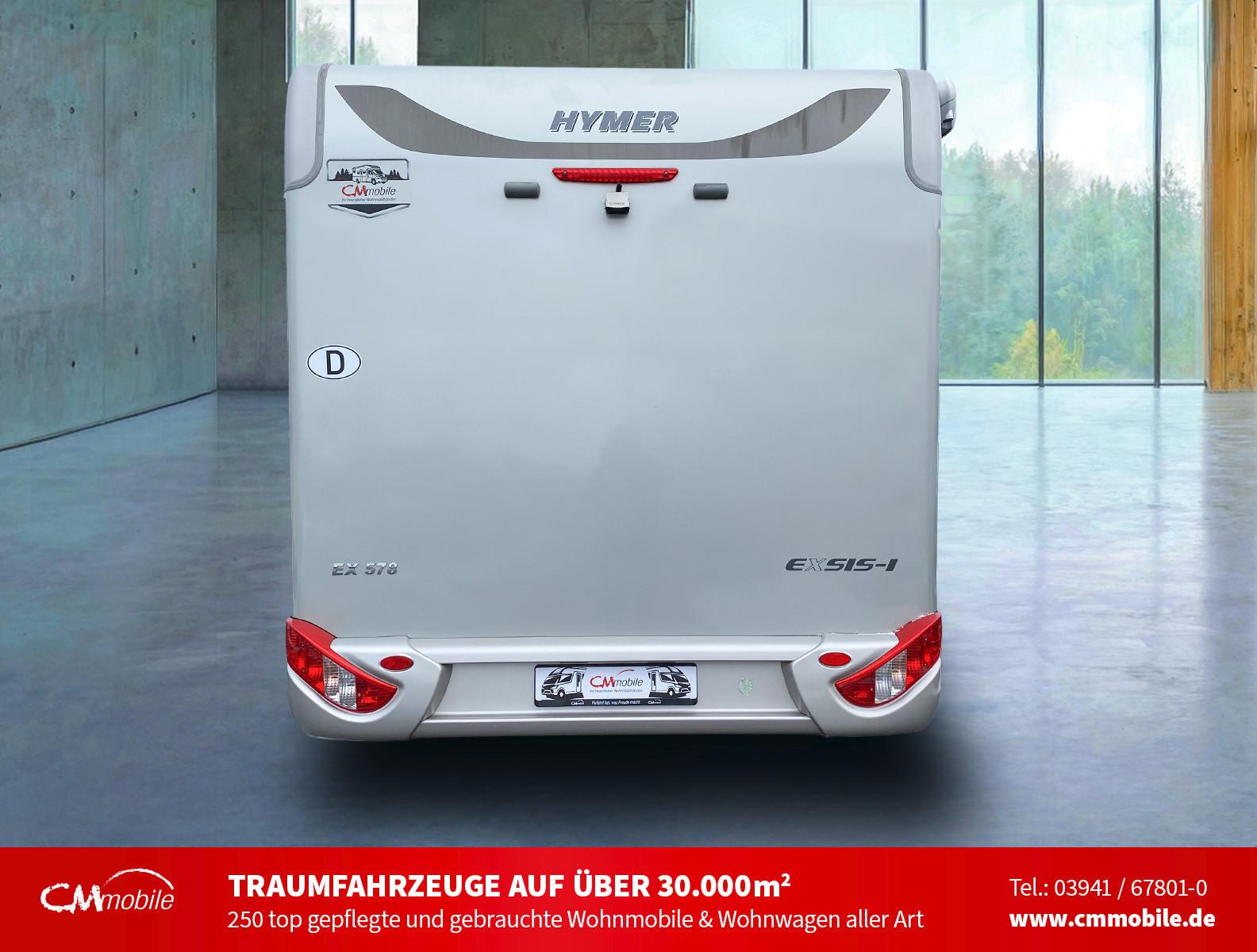 HYMER / ERIBA / HYMERCAR Exsis I 578 - Hub & Einzelbetten - Garage