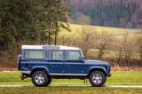 Land Rover Defender - blaue Land Rover Defender
