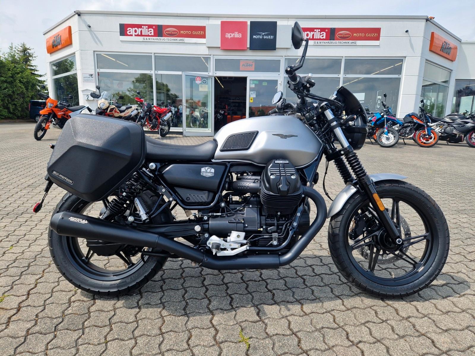 Moto Guzzi V7 Stone Mistral Auspuff ab 1,99% eff.Zins