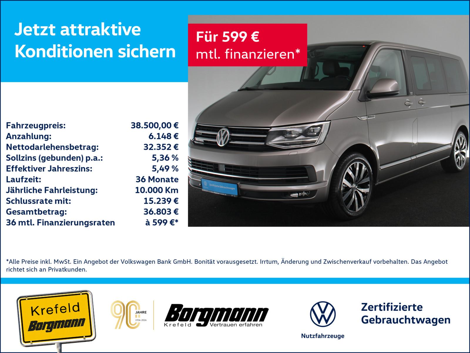 Volkswagen T6 Multivan 2.0 TDI Generation Six 4M AHK LED