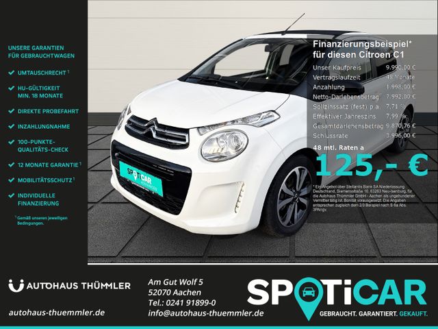 Citroën C1 AIRSCAPE Shine 1.0 VTi EU6d Faltdach DAB SD R