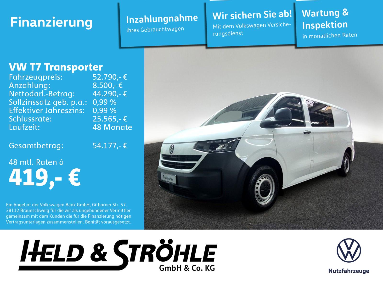 Volkswagen Transporter Kasten Plus LR 2.0 TDI DSG