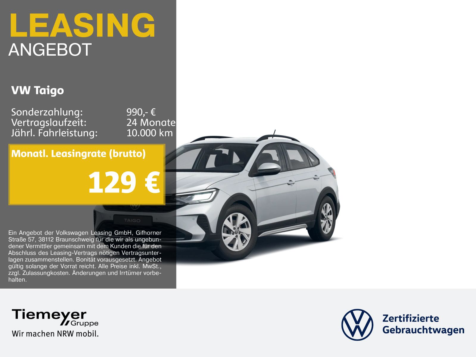 Volkswagen Taigo 1.0 TSI LIFE NAVI ASSIST KAMERA
