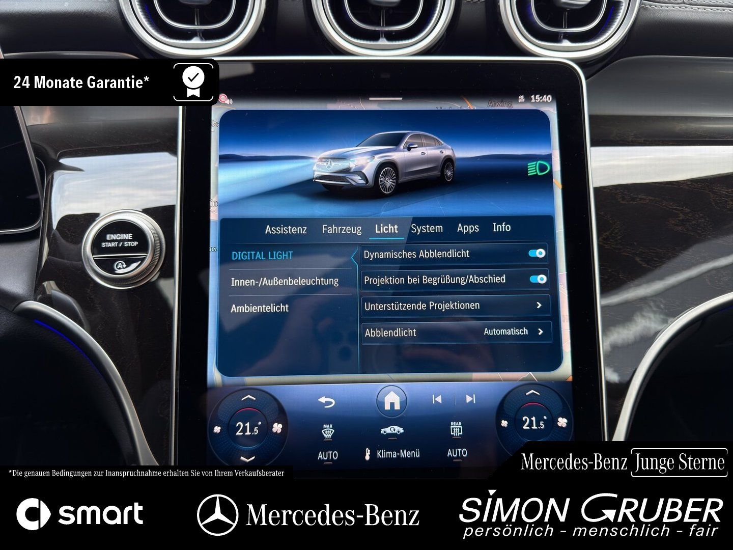 Fahrzeugabbildung Mercedes-Benz GLC 450 d 4M Coupe AMG Pano HUD Sitzklima AHK
