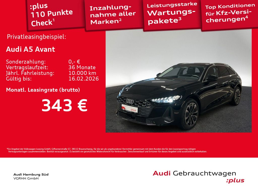A5 Avant TFSI S tronic 150 KW NAV/KAMERA/LED+