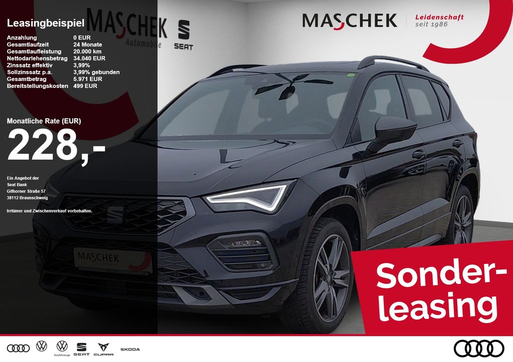 Seat Ateca FR 2.0 TDI DSG Sonderleasing AHK Pano 360°