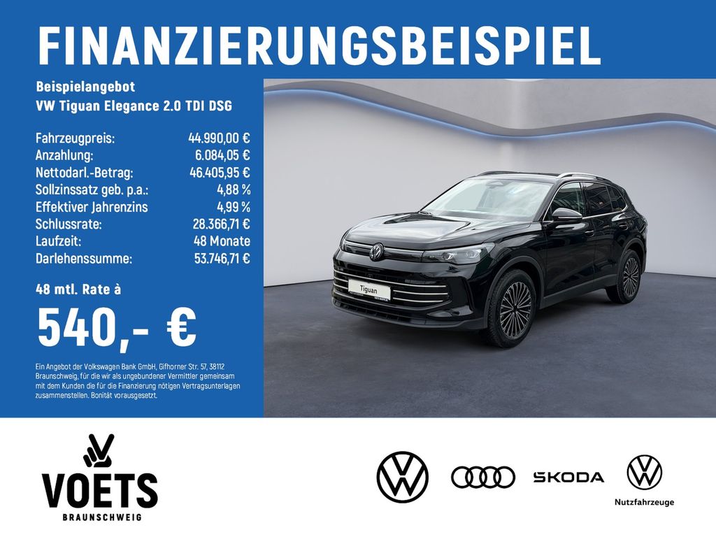 Tiguan Elegance 2.0 TDI DSG IQ.LIGHT+TRAVELASSIS