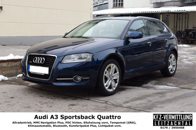 Audi A3 Sportback 2.0 TDI quattro MMI Plus|SH|PDC|GRA