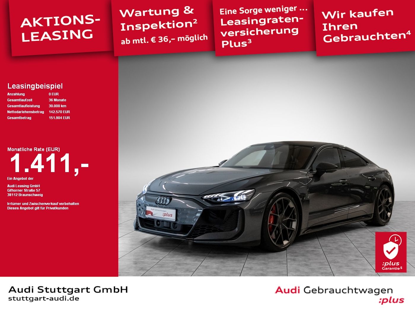 Audi RS e-tron GT performance quattro 620 kW Keramik