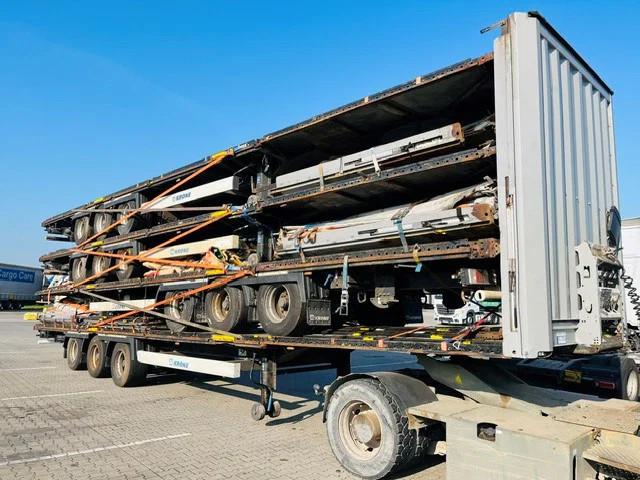 Krone 2015 XL P400 mega hupac curtain sided trailer st