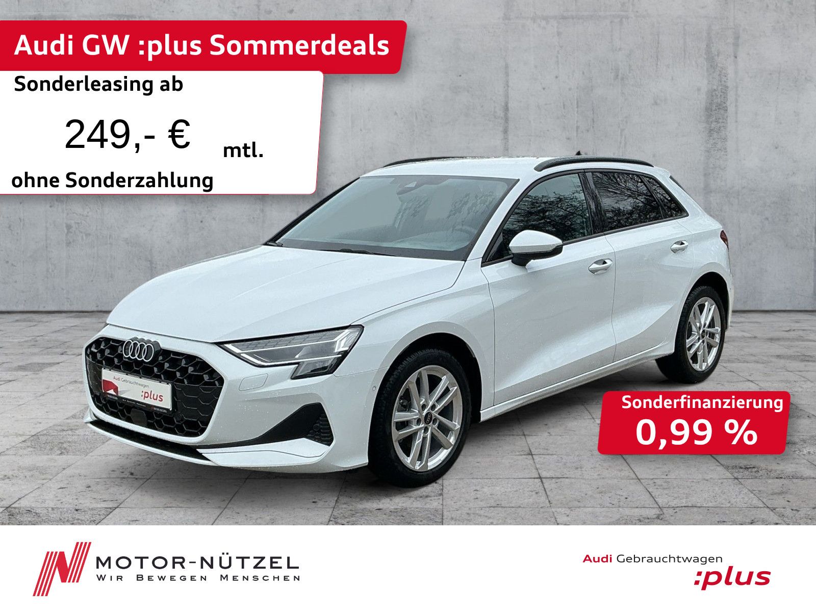 Audi A3 Sportback 30 TDI ADVANCED LED+NAVI+HuD+SONOS