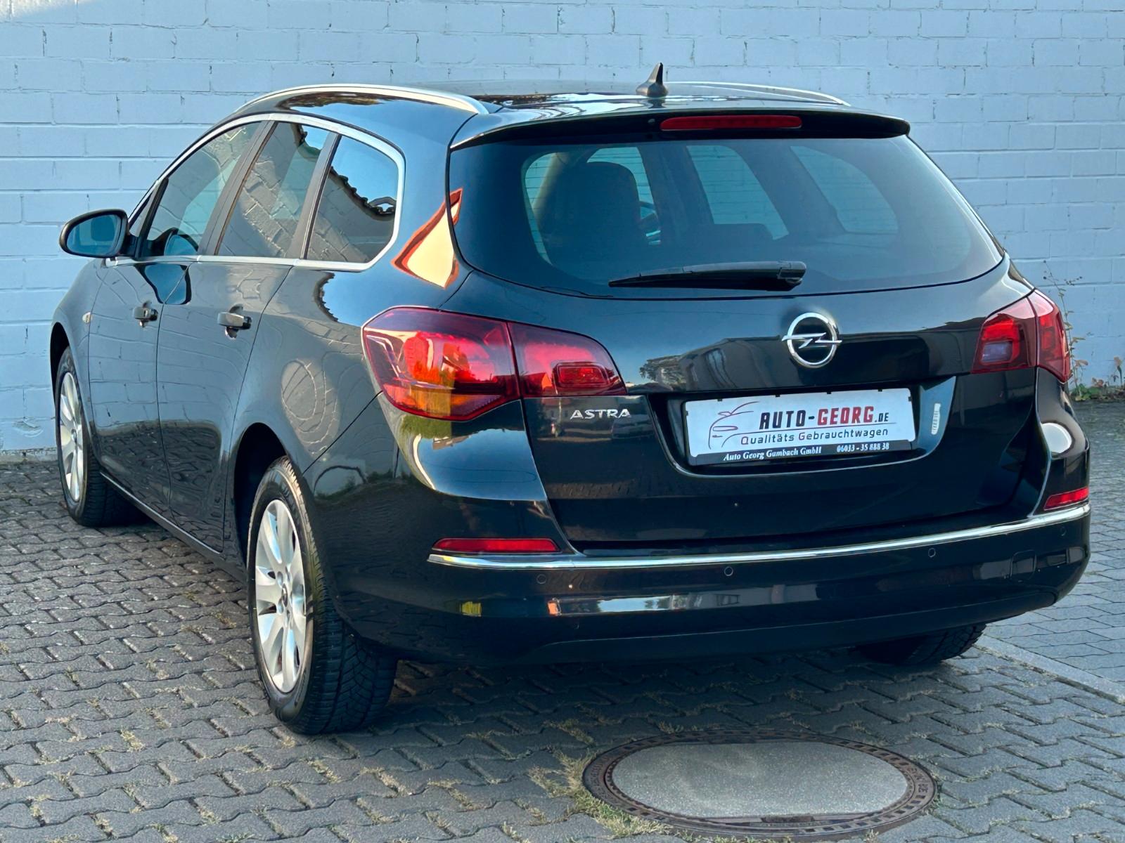 Opel Astra 2014 — engine 1.364 cm³, 120 HP (88kW)