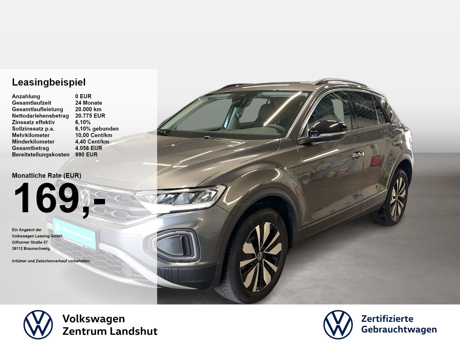 Volkswagen T-Roc 1.0 TSI Life GOAL 2xKlima ACC KlimaA LED