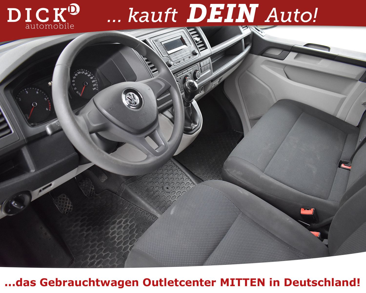 Fahrzeugabbildung Volkswagen T6 Transp 2.0 TDI LKW Lang 3-SITZE+KLIMA+PDC