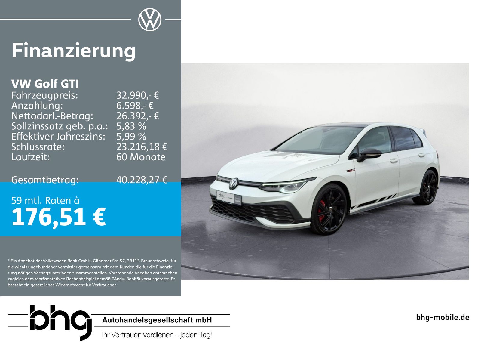 Volkswagen Golf GTI Clubsport 2.0TSI DSG PanoDach Premium D