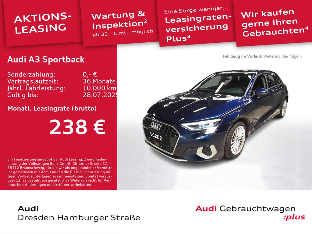 Audi A3 Sportback Advanced 35TFSI Matrix_LED S tronic