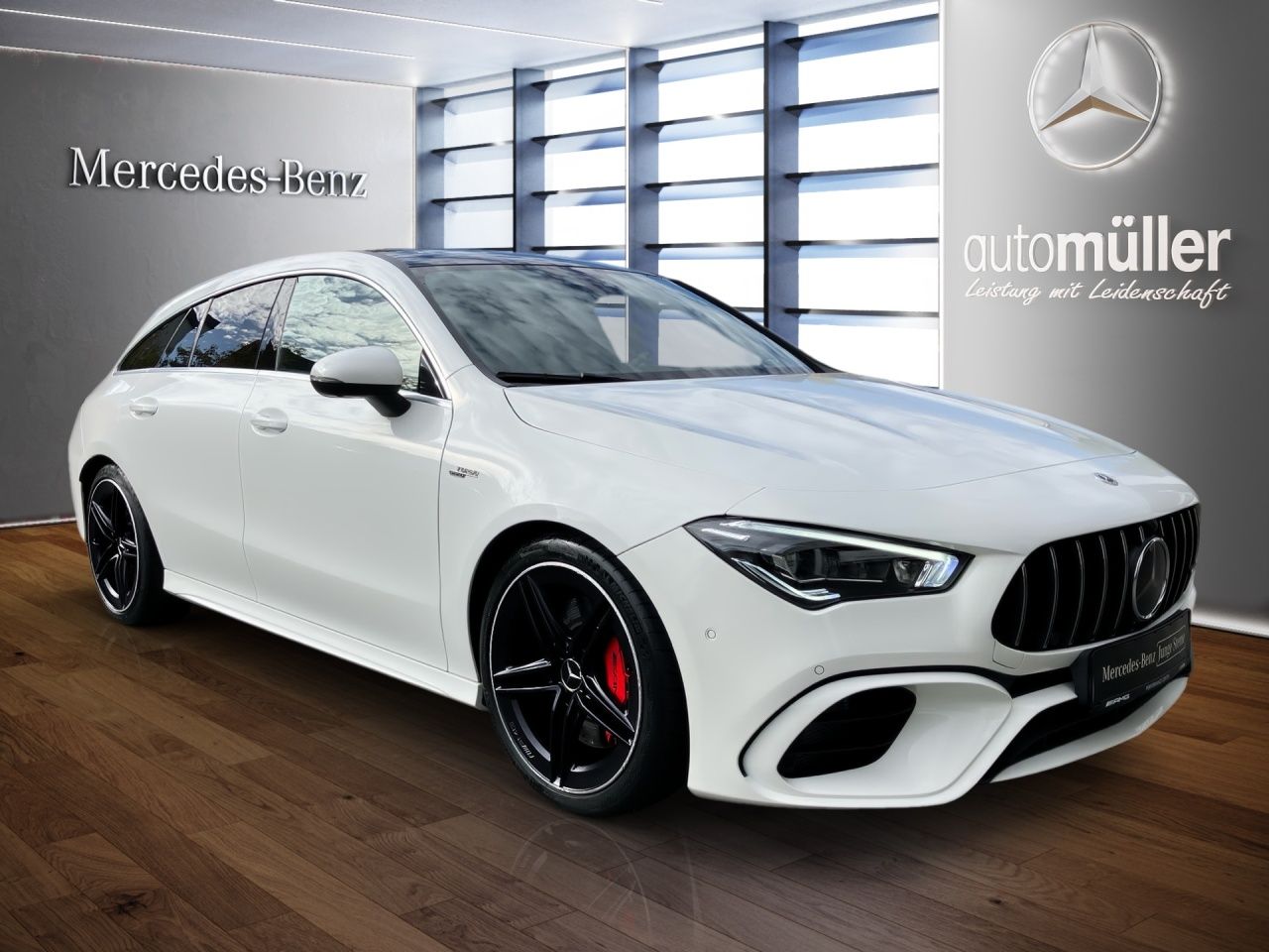 Fahrzeugabbildung Mercedes-Benz CLA 45 S 4M+ AMG SB Night+Pano+HUD+Burmester+360
