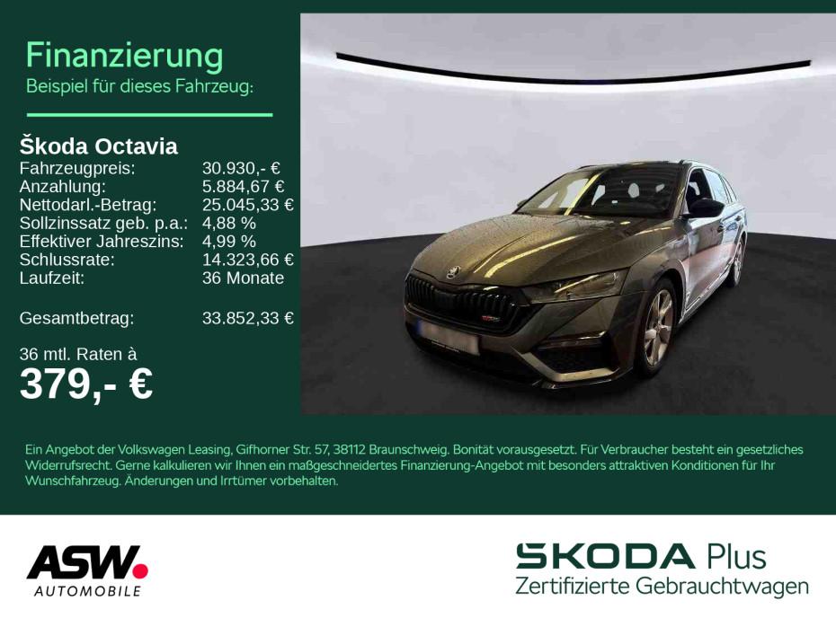 Skoda Octavia Combi RS 2.0 TDI DSG LED NAVI PANO HUD