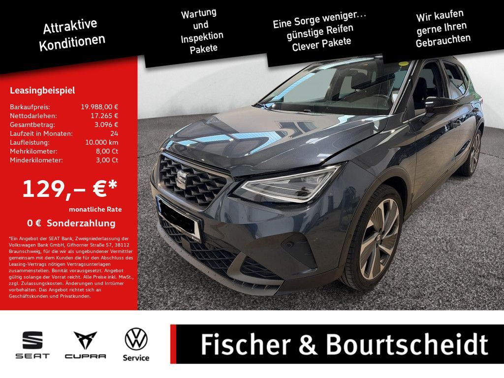 Seat Arona 1.0 TSI FR PDC SHZ KAMERA NAVI FACEL. LED
