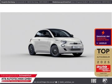 Fiat Leasingangebot: Fiat 500e Cabrio ICON + Komfortpaket 42 kWh PDCv+h Rü